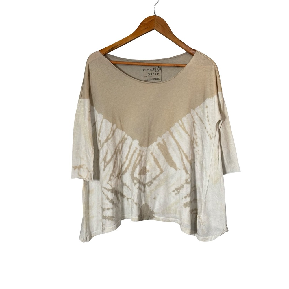 Boho We The Free Tie-Dye Oversized Top Free People XS